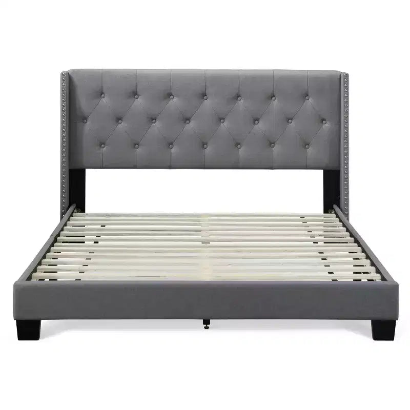 Adler Upholstered Bed - Finch