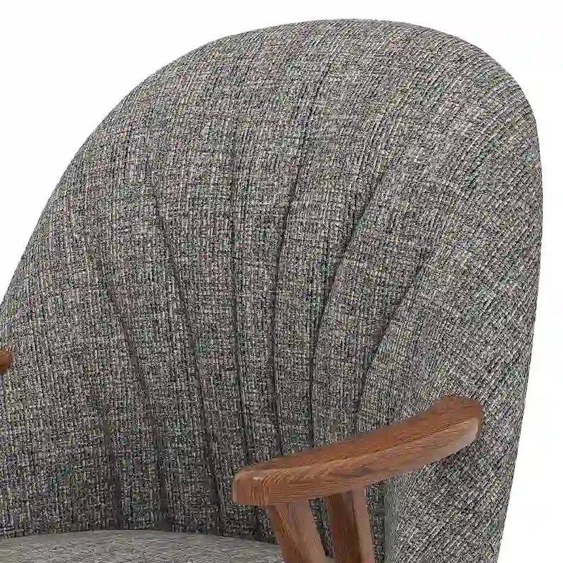 Chaise de salle à manger Caster, finition noyer