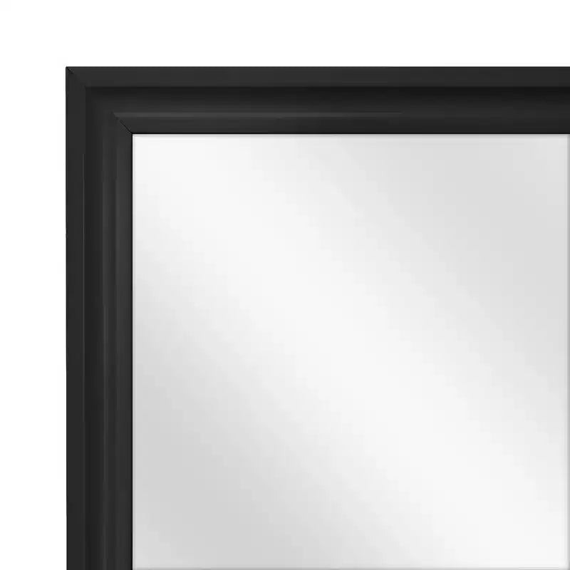 Miroir mural et de porte encadré 13,5" x 49,5", finition mate