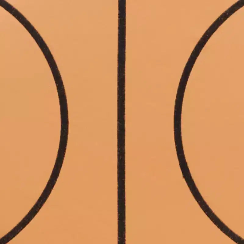 Fauteuil de bureau pivotant sur le thème du sport avec accoudoirs, motif ballon de basketball