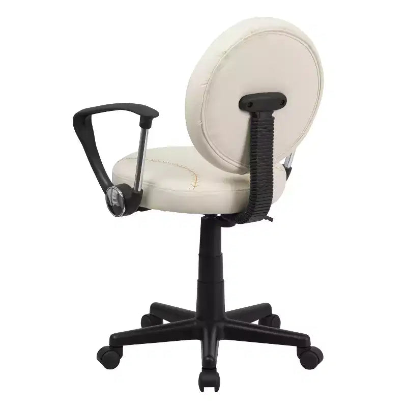 Fauteuil de bureau pivotant sur le thème du sport avec accoudoirs, motif ballon de basketball