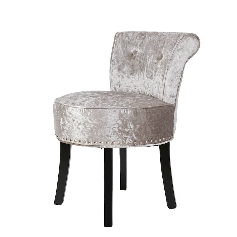 Tabouret de Coiffeuse en Bois Massif de 69,85 cm de haut - 69,85 H X 48,26 L X 29,97 P