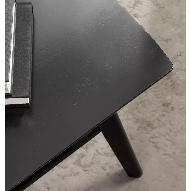 Table basse rectangulaire, 122 x 61 x 46 cm, noire