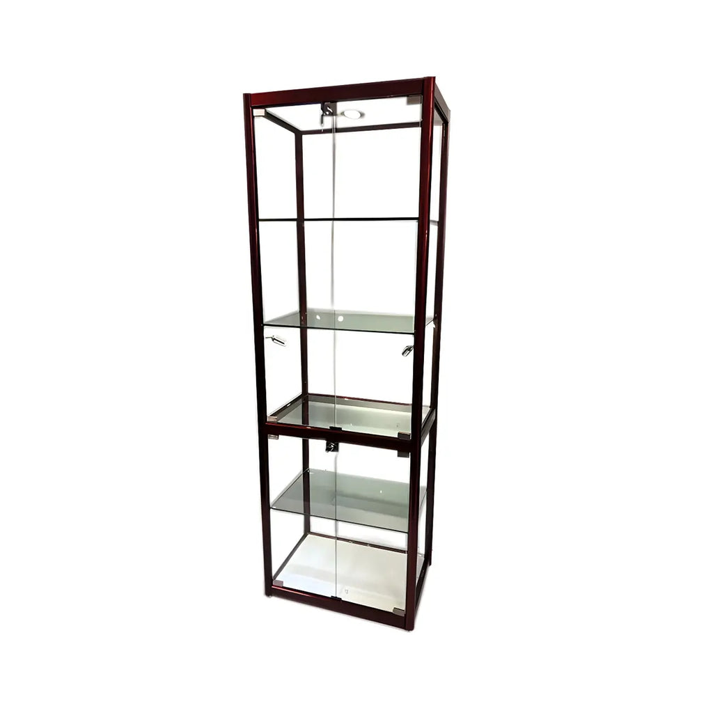 Vitrine rectangulaire contemporaine en verre noir