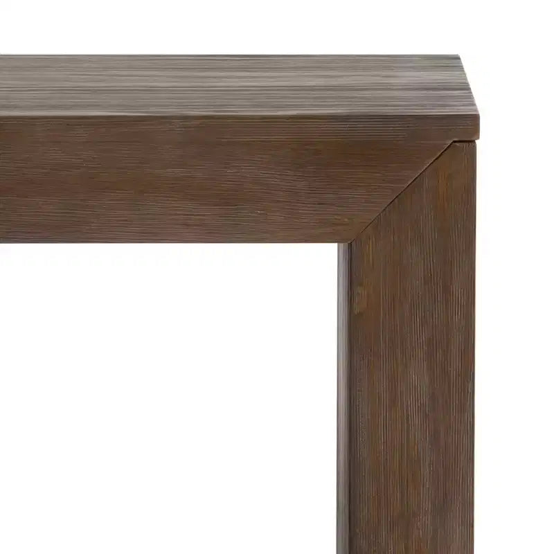 Table à manger en bois massif avec bancs, 6 places