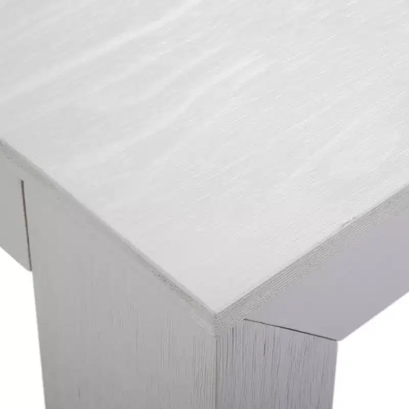 Table à manger en bois massif avec bancs, 6 places