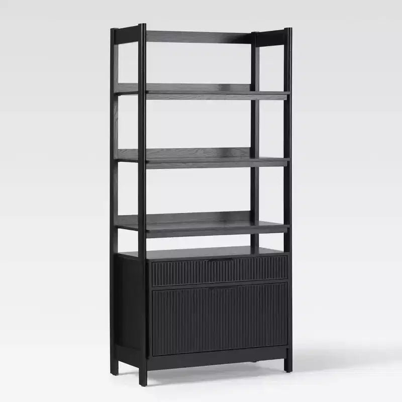 Saracina Home 70" Fluted Bookshelf