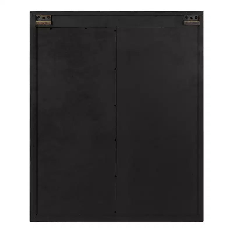 Armoire murale décorative en bois avec miroir de courtoisie et porte coulissante style grange, rustique
