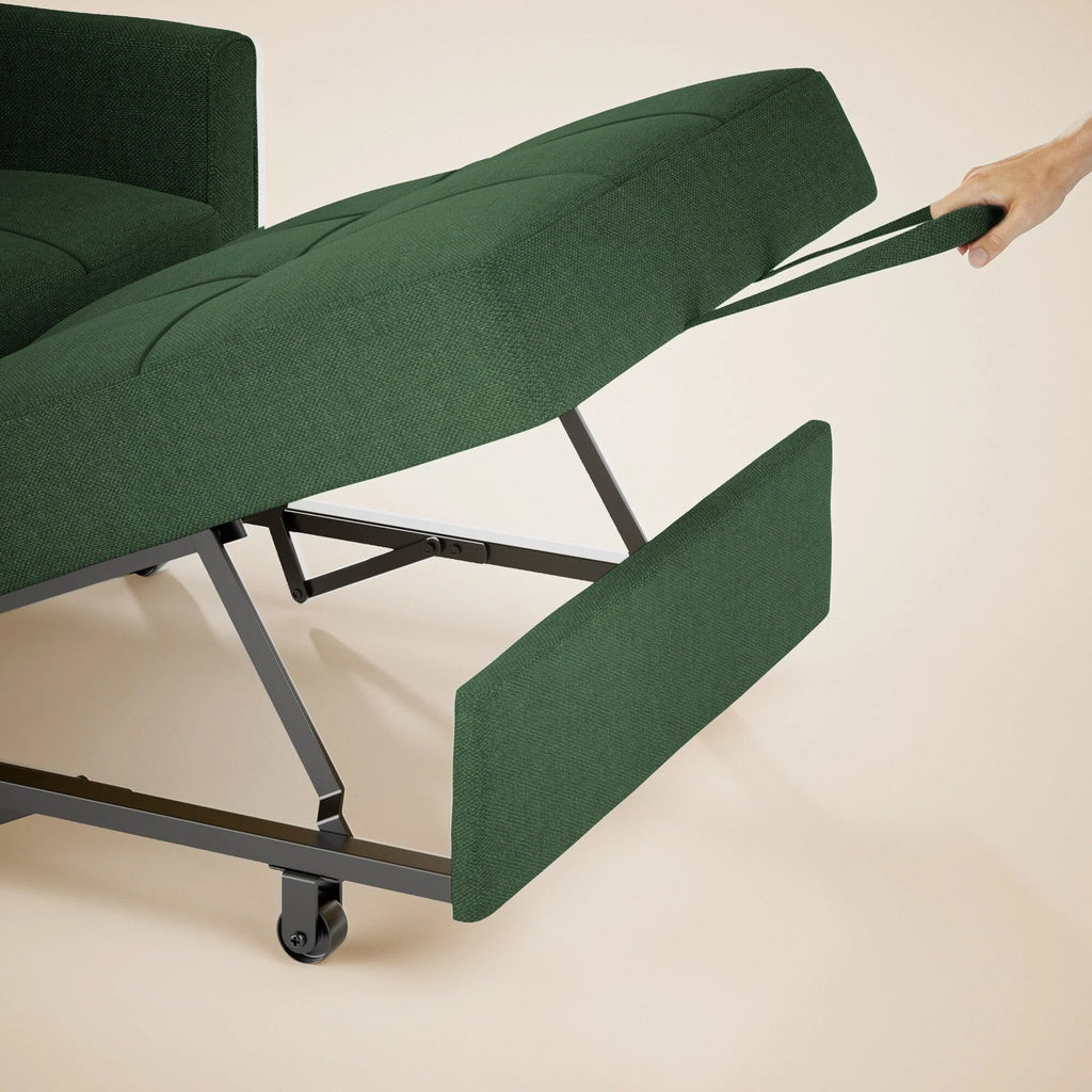 Canapé-lit convertible 3-en-1, Canapé-chaise dépliable, Lit pliant convertible pour salon