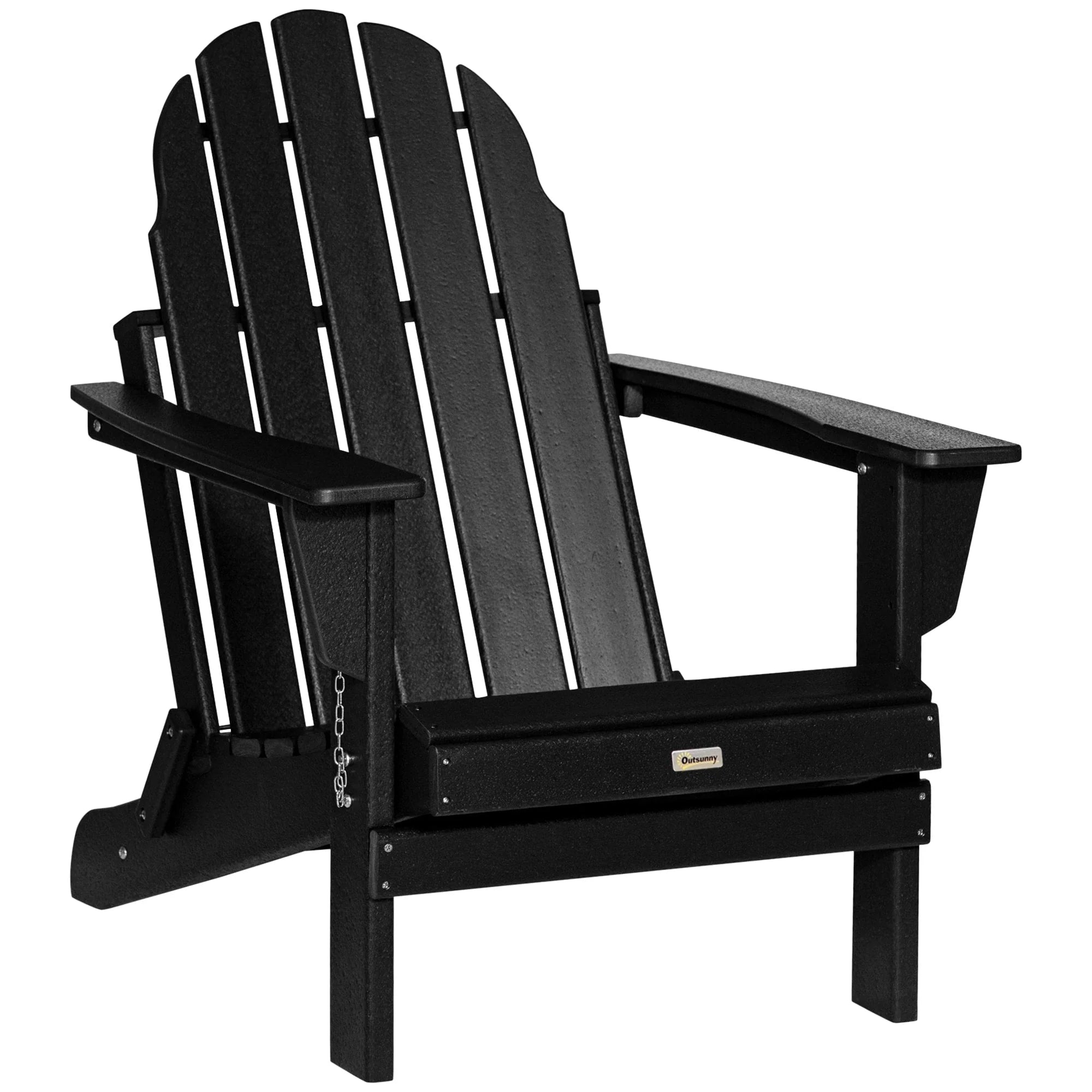Chaise Adirondack pliante, chaises longues de plage en plastique HDPE toutes saisons pour terrasse et mobilier de jardin