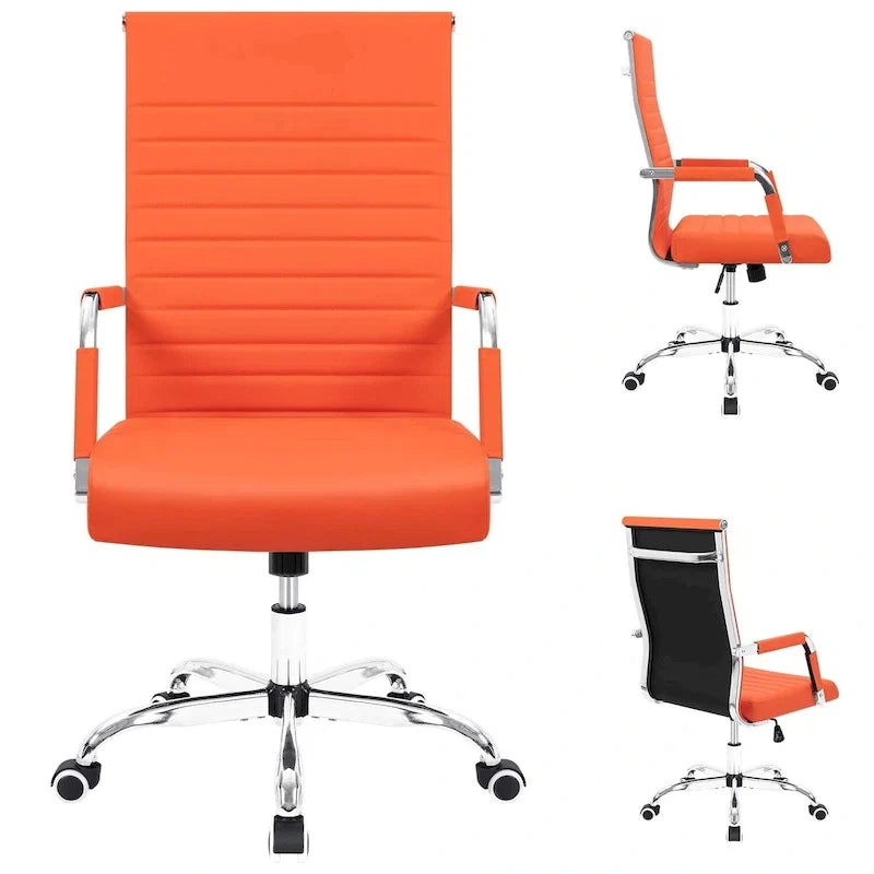 Chaise de bureau Homall nervurée Chaise de bureau d'ordinateur