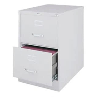 Classeur vertical commercial Hirsh à 2 tiroirs pour documents grand format