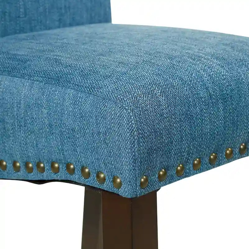 Chaise Parsons Copper Grove Five Bridge Eco en similicuir avec clous