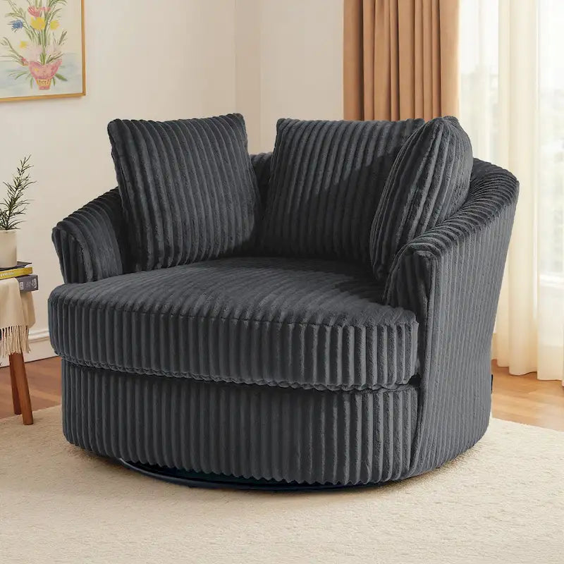 Fauteuil baquet pivotant déhoussable à bras encastrés DREAMSIDEA