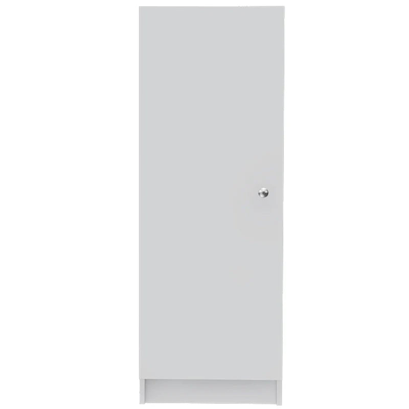 HomeRoots 47 Armoire de cuisine ou de rangement en bois blanc - 16,9' X '47,4' X '12,3