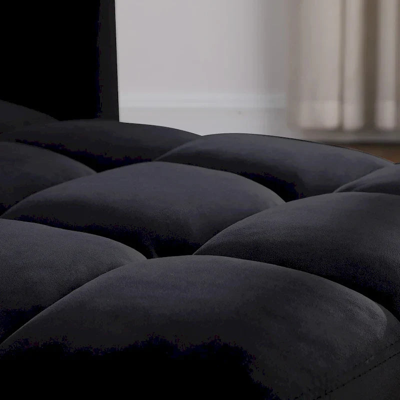 Fauteuil Lit Convertible 3 en 1, Noir