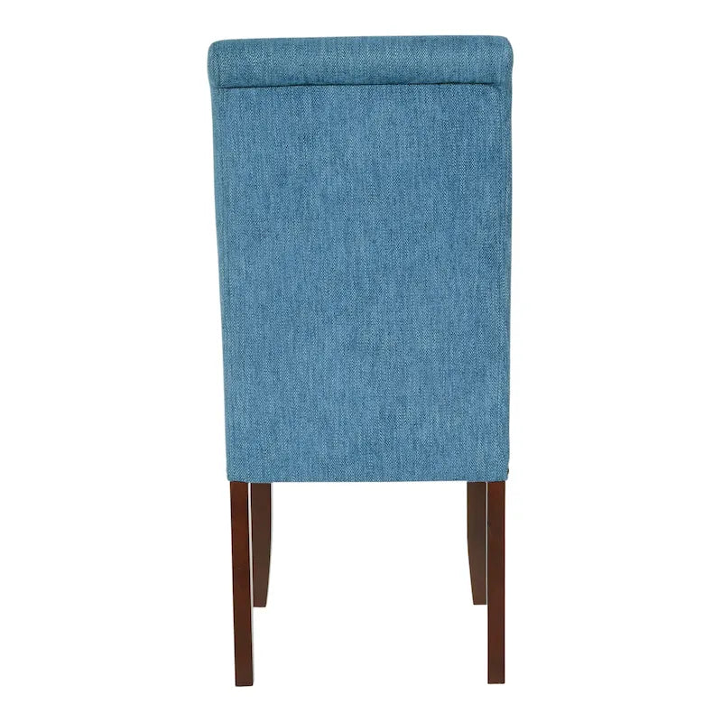 Chaise Parsons Copper Grove Five Bridge Eco en similicuir avec clous