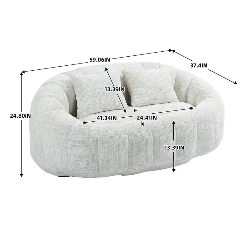 Pouf Géant pour Adulte - Canapé Paresseux Multicolore