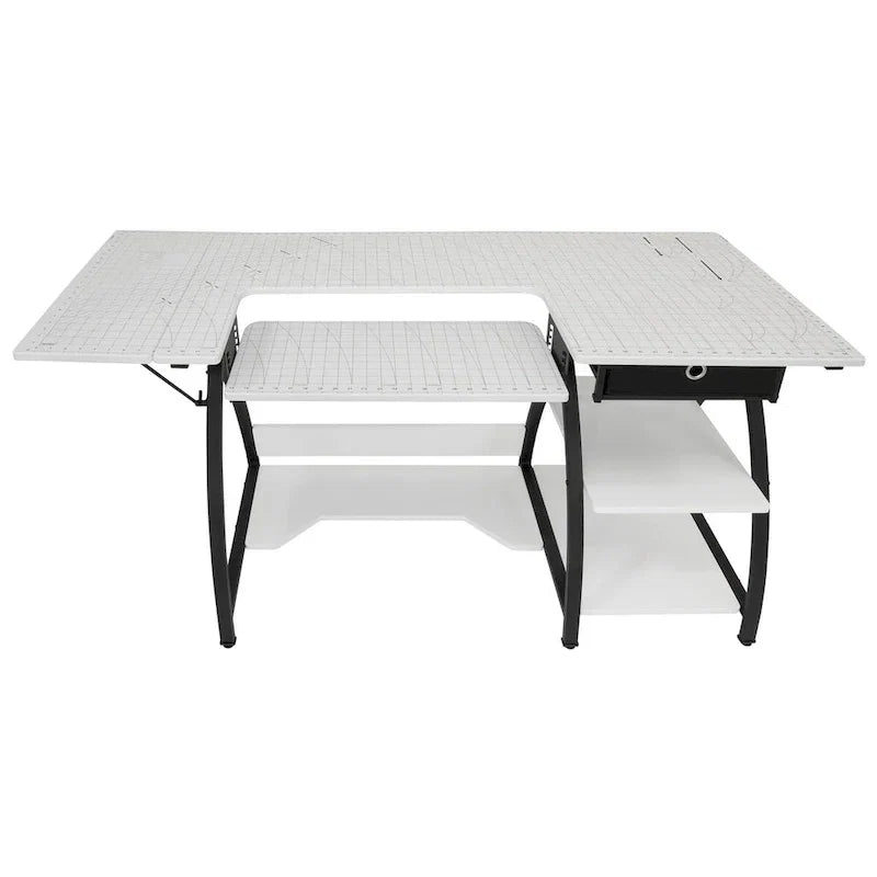 Bureau de couture Comet Plus avec ou sans grilles sur le dessus pour la coupe