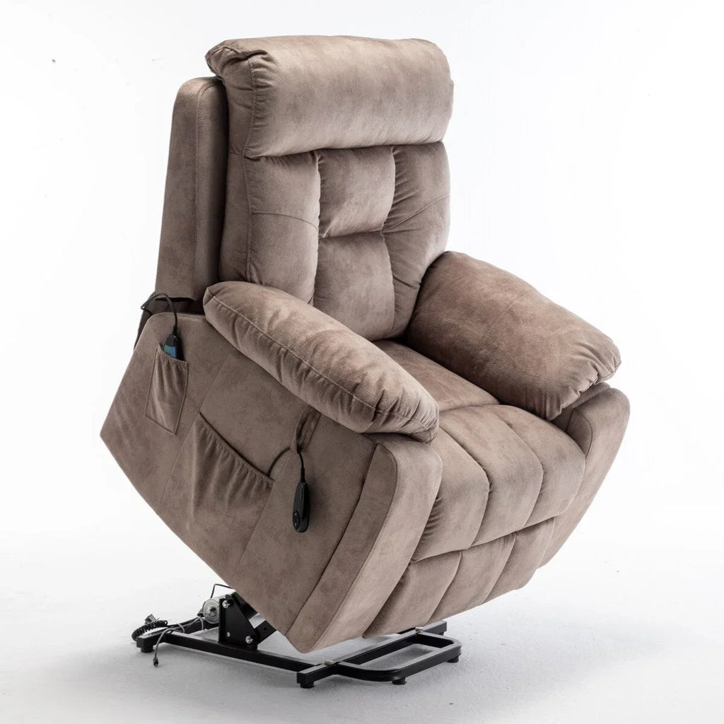 Fauteuil inclinable électrique releveur de massage chauffant