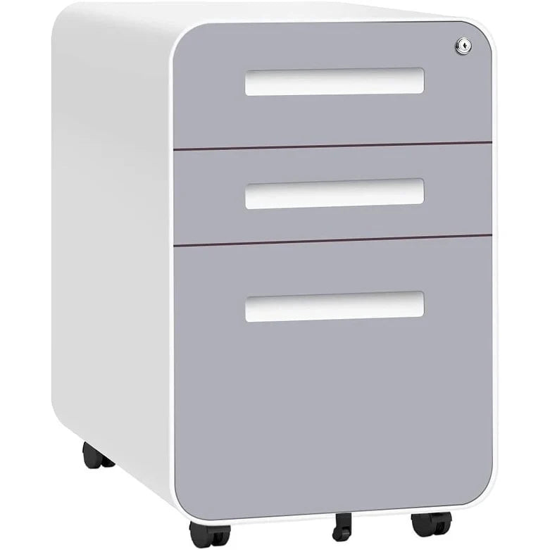 Classeur mobile/vertical à 3 tiroirs pour bureau à domicile