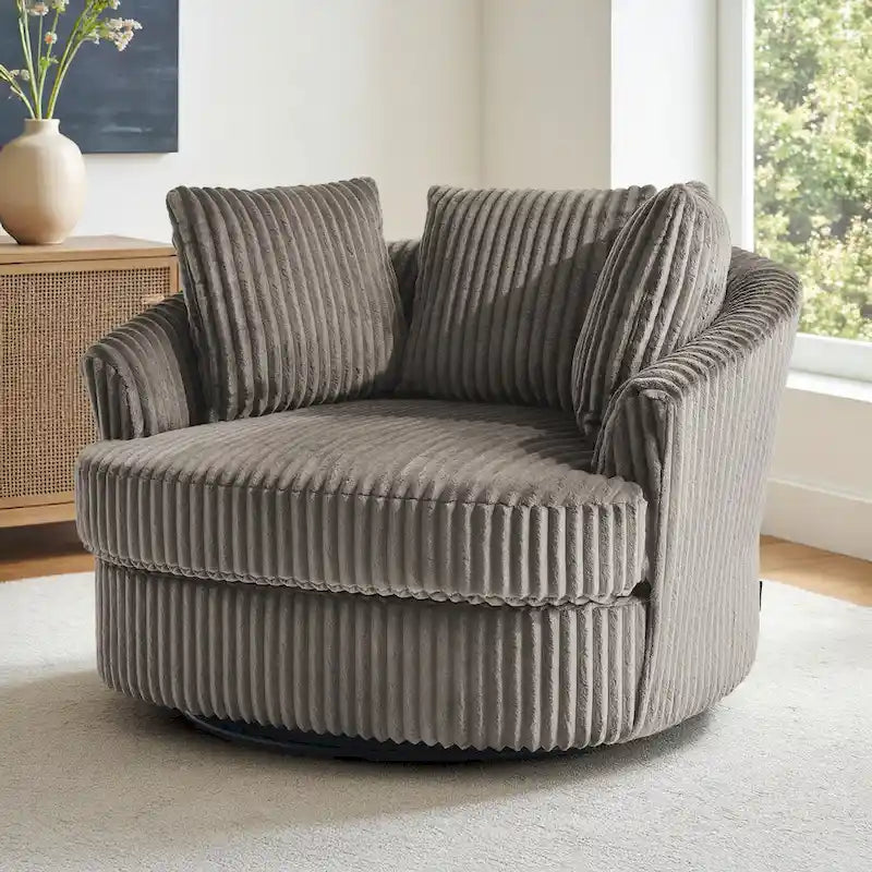 Fauteuil baquet pivotant déhoussable à bras encastrés DREAMSIDEA