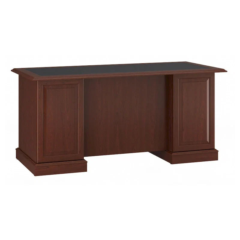 Bureau de direction Bush Furniture Saratoga avec tiroirs et rangements