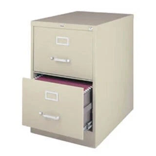 Classeur vertical commercial Hirsh à 2 tiroirs pour documents grand format