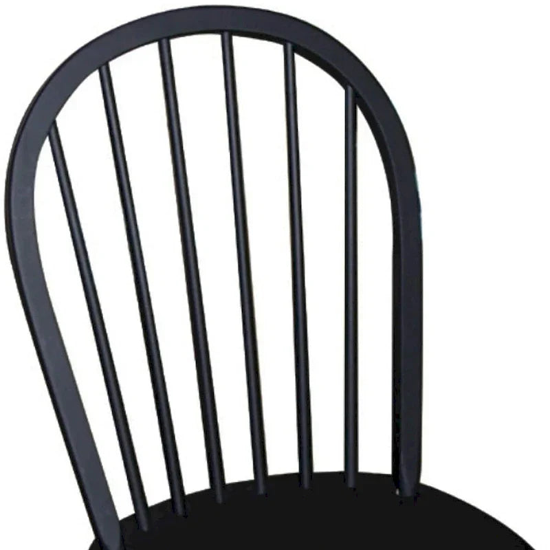 Chaise de salle à manger à dossier fuseau Windsor en bois massif International Concepts