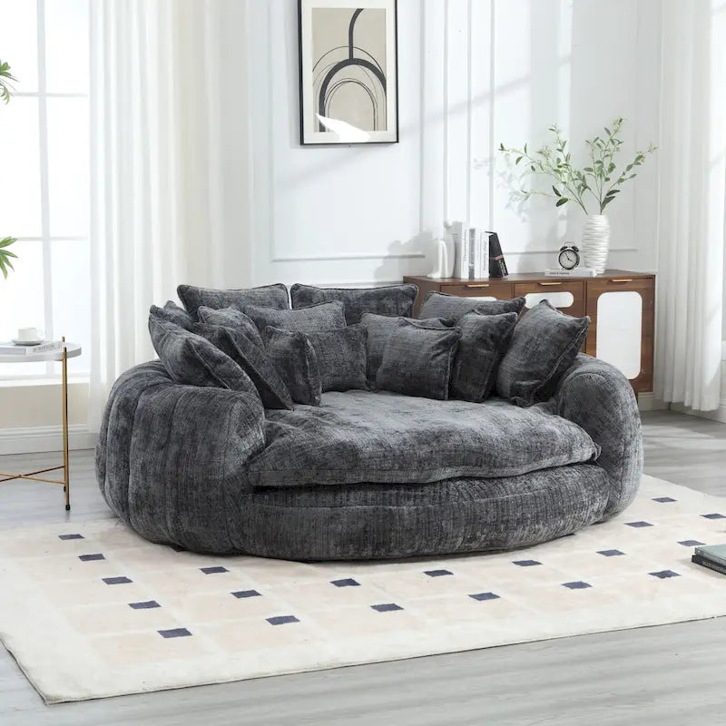 Canapé-lit double confortable, canapé-lit surdimensionné avec accoudoirs