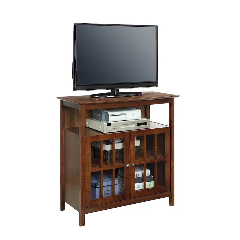 Meuble TV Big Sur Highboy de 40 pouces avec rangements, par Convenience Concepts