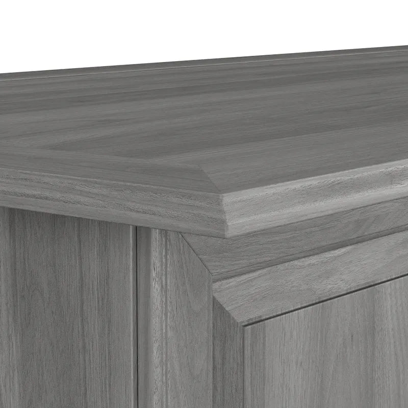 Bureau de direction Bush Furniture Saratoga avec tiroirs et rangements