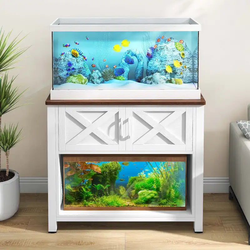 Meuble de support pour aquarium de 150-190 litres avec prises de courant