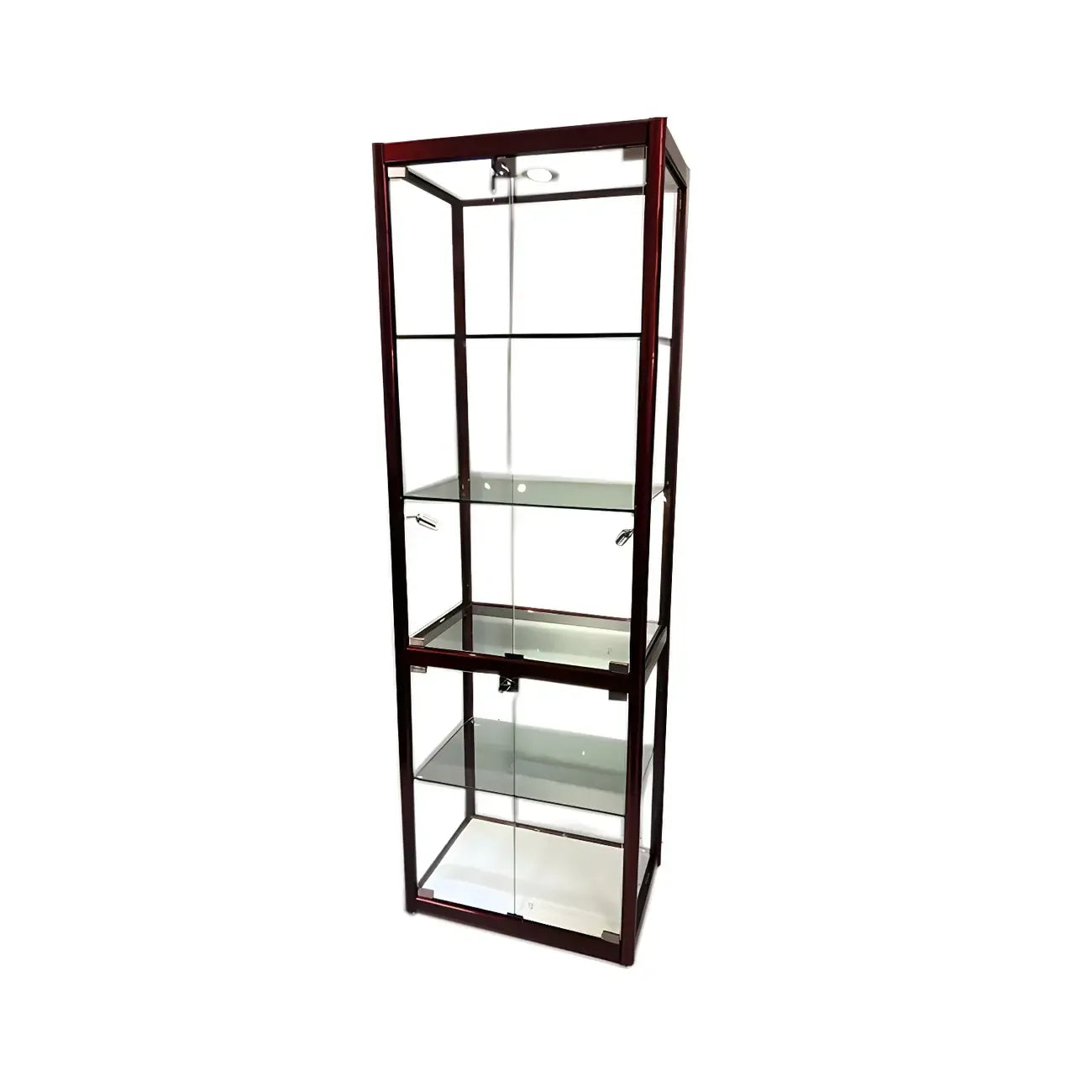 Vitrine rectangulaire contemporaine en verre noir
