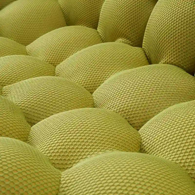 Canapé paresseux courbé 2 places Bubble de forme nid d'abeille avec tissu textile 3D pour salon et appartement
