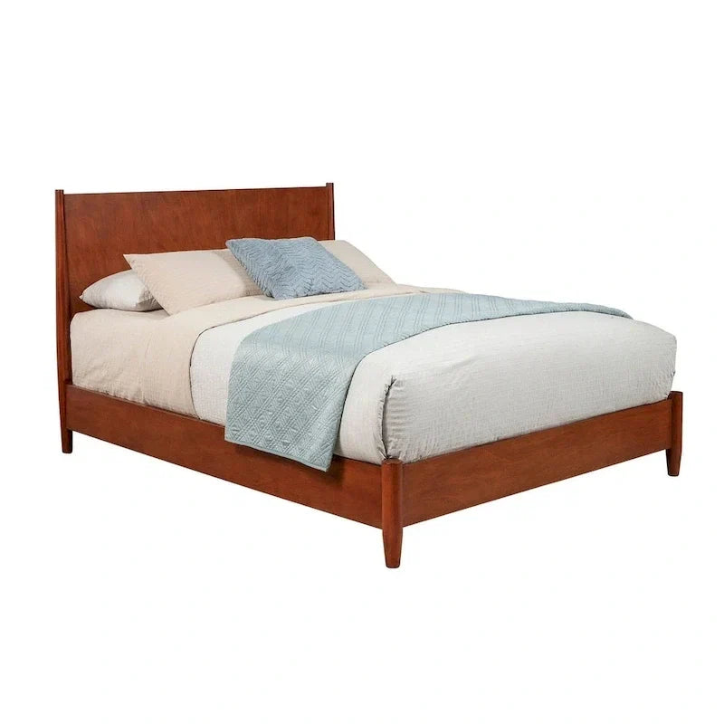 Lit plateforme Flynn Alpine Furniture, Chêne clair