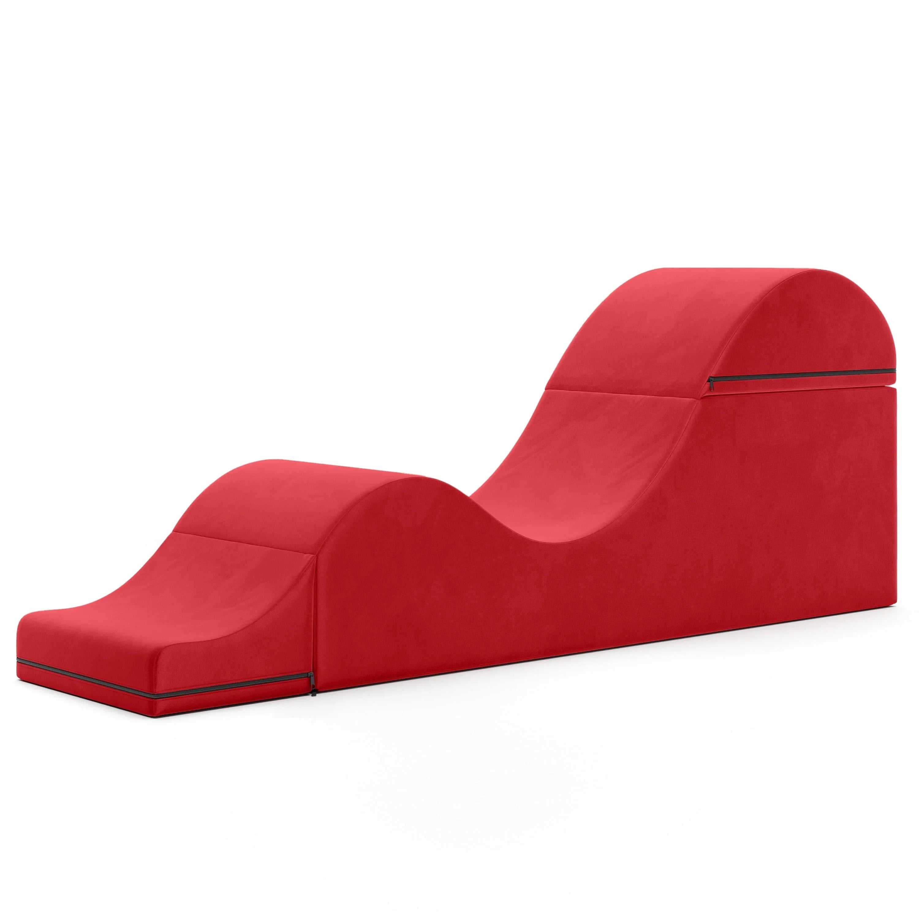 Avana Kami Chaise convertible / Yoga & Massage - Pouf 2 en 1 avec chaise longue de yoga escamotable, Microvelours - N/A