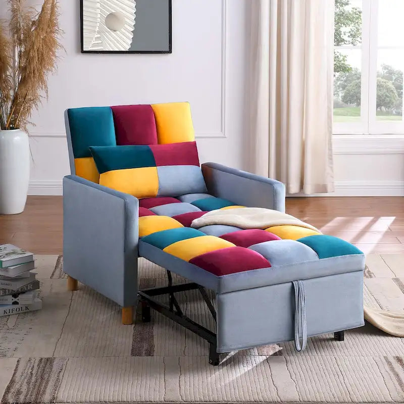 Aukfa Canapé-Lit Convertible une Place avec Oreiller