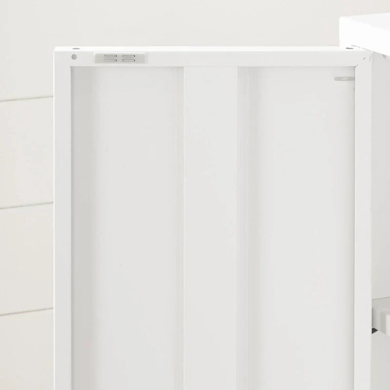 Armoire de rangement métallique à 2 portes avec étagères réglables