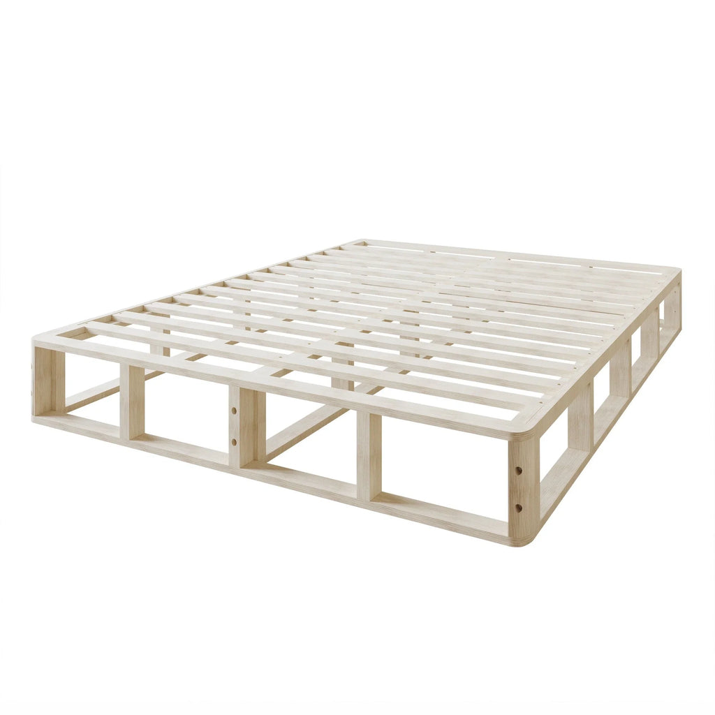 Base de sommier tapissier en bois massif CraftPorch de 8 pouces avec lattes en bois