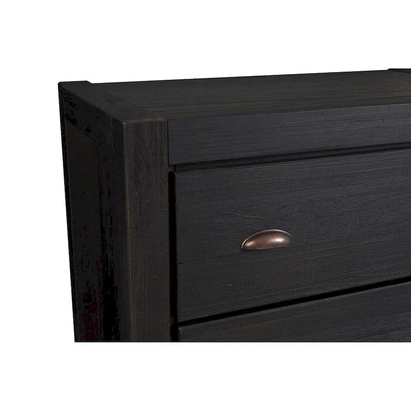 Commode 5 tiroirs en bois massif Montauk Grain Wood Furniture