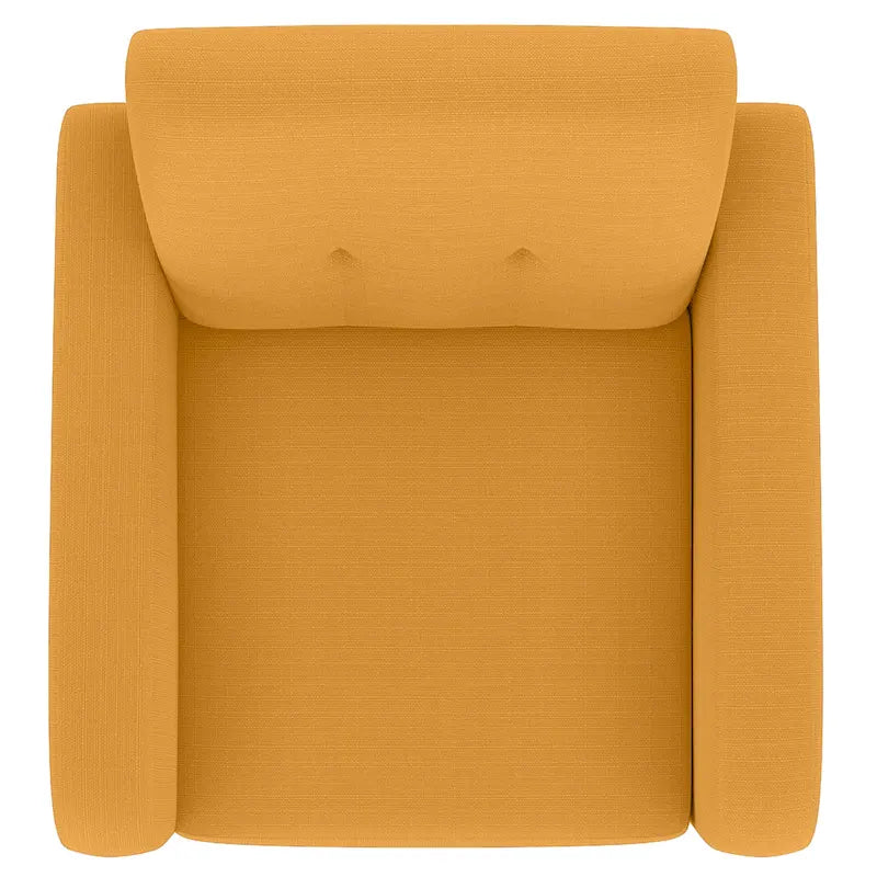 Fauteuil d'appoint mi-siècle jaune moutarde Carson Carrington Keflavik