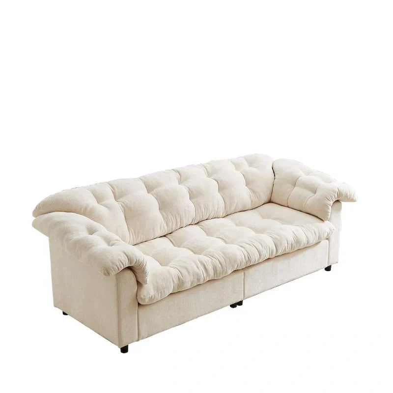 99.2  Canapé profond Chenille Confort, Canapé nuage moelleux tapissé