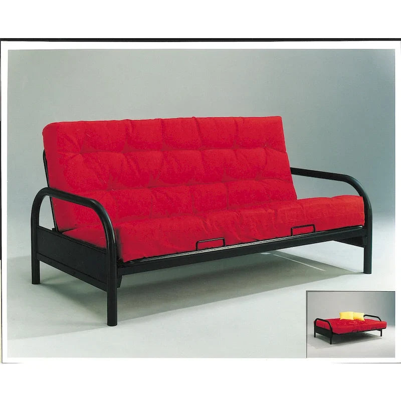 Structure de futon réglable Alfonso, métal noir