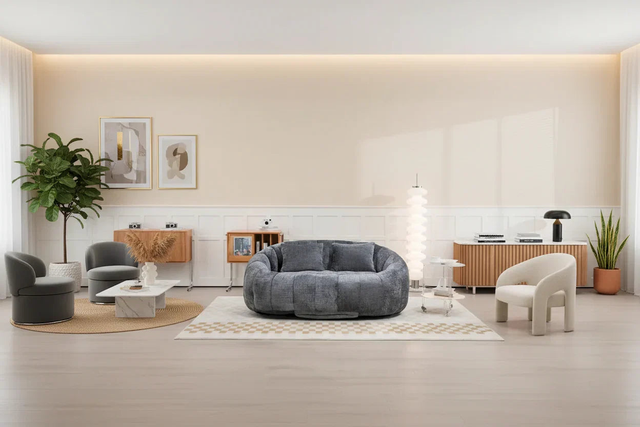 Pouf Géant pour Adulte - Canapé Paresseux Multicolore