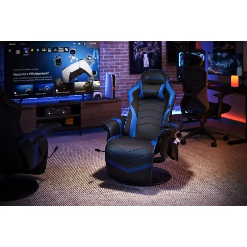 Fauteuil inclinable de jeu - Chaise de jeu inclinable avec repose-pieds
