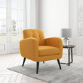 Fauteuil d'appoint mi-siècle jaune moutarde Carson Carrington Keflavik