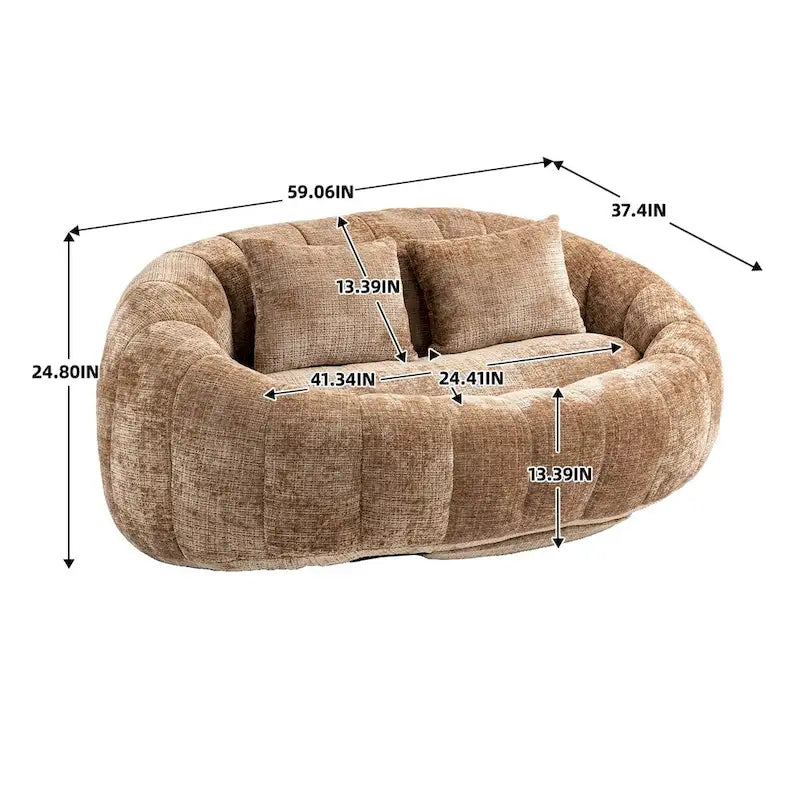 Pouf Géant pour Adulte - Canapé Paresseux Multicolore