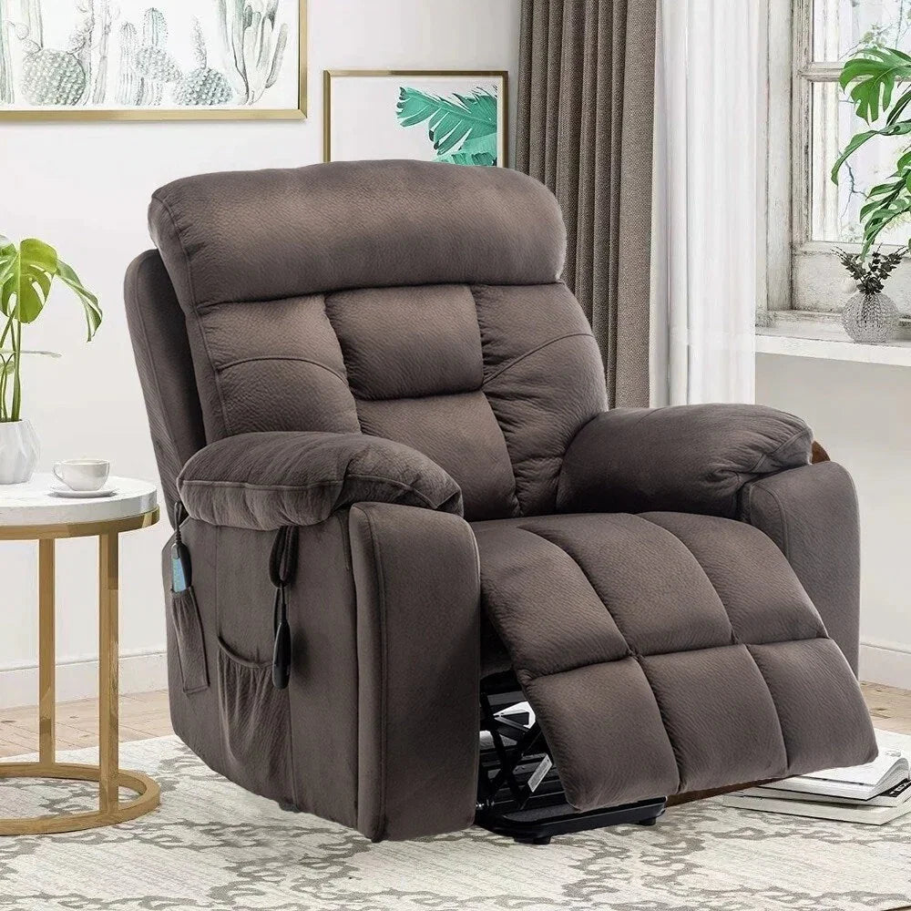 Fauteuil inclinable électrique releveur de massage chauffant