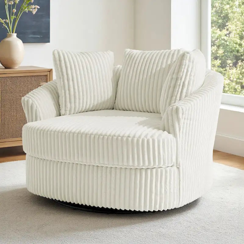 Fauteuil baquet pivotant déhoussable à bras encastrés DREAMSIDEA